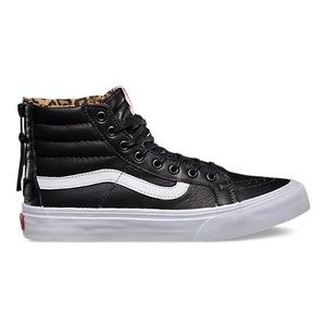 Vans Leather Sk8 Hi Slim Zip